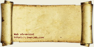 Magdalena Brzaković vizit kartica